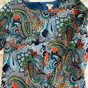 J. crew patterned short dress